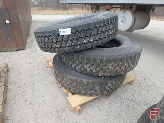 (3) tires 295/75 r 22.5