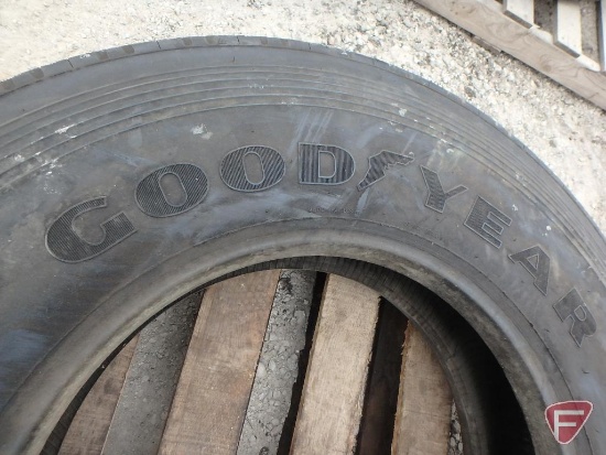 (1) Goodyear steer tire 11r 22.5