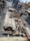 Wood trim, rough sawn lumber, hardwood pieces, dowels