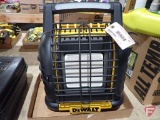 DeWalt DXH12B propane heater, 6000-12000btu, uses 20v lithium batteries, factory reconditioned