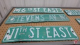 Street signs (5), double sided