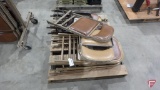 Folding chairs (7), some have damage