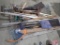 Shovels, racks, brooms, maul, pitch forks, corn rakes; contents of pallet