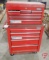 Wel Bilt tool box with contents, 5 drawer lower box 27