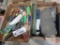 Screwdrivers, pliers, allen wrenches, side cutter, 1/4