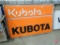 Lighted Kubota sign, double sided, 73
