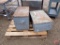 (2) Metal homemade job boxes, 28 1/2