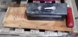 Shop creeper, tool box with wrench sets, part of a flaring tool