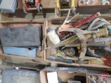 Rubber hammer, hammer, 2 jaw gear puller, hacksaw, slip joint pliers, tin snips, sockets