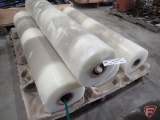 Rolls (4) of poly sheet, 48