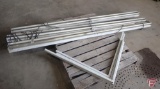 (3) double 2 fluorescent lamps, 8'l, includes (4) mounting brackets