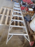 8' Aluminum step ladder, unknown brand