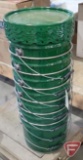 (7) 3 gallon pails with lids