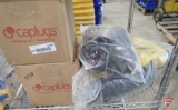 (2) Boxes of Caplugs plugs, approx. 10,000, PE-LD01 RED002, 031201HB