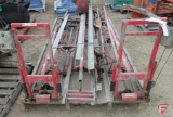 Power screed, (5) sections, each section approx. 7', Honda gas engine