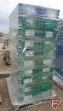 Approx. (21) storage containers, various sizes
