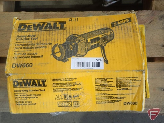 Dewalt DW660 cut out tool, 120v, includes saw blades