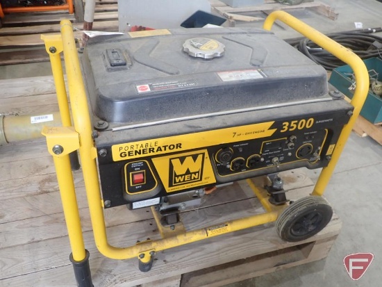 Wen portable generator, model 3500, 120/240v, 7 hp