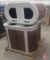 Double trash/recycling cans (3)