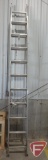 Aluminum 20' extension ladder