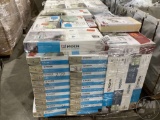 QTY OF STORE RETURNS CONTAINING VARIOUS STYLES OF MOEN FAUCETS,