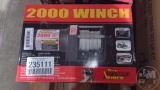 (UNUSED) WOOD POWER 2000 LB ELECTRIC WINCH