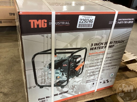 2021 TMG TMG-80TWP 3" SEMI TRASH PUMP