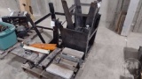 METAL STANDS, TABLE SAWS (2); CONTENTS OF PALLET