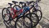 BICYCLES (4); MONGOOSE, DYNACRAFT, HYPER, HUFFY; INV #S 546, 536,