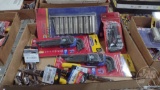 NEW HAND TOOLS; METRIC SOCKET SET, HEX KEY SETS, SCREWDRIVERS,