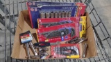 NEW HAND TOOLS; METRIC SOCKET SET, HEX KEY SETS, SCREWDRIVER,