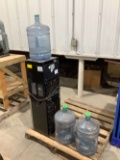 PRIMO WATER COOLER, ELECTRIC, W/ (3) WATER JUGS