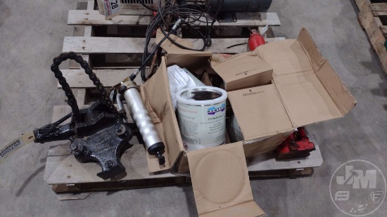 PIPE VISE, GREASE GUN, POXY HARDENER