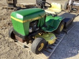 JOHN DEERE 111 RIDING MOWER SN: 172765M