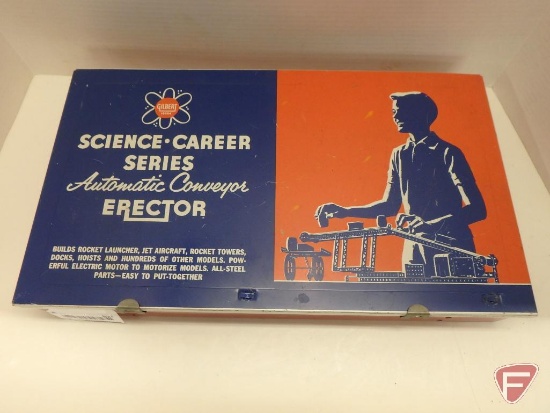 Gilbert Erector Set: No 10064 (SEARS) The Automatic Conveyor Set; 1961