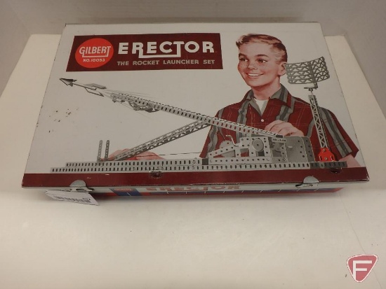 Gilbert Erector Set: No 10053 - The Rocket Launcher Set; 1960-61