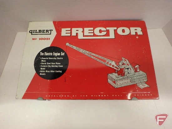 Gilbert Erector Set: No 10051 - The Electric Engine Set; 1957 (late)