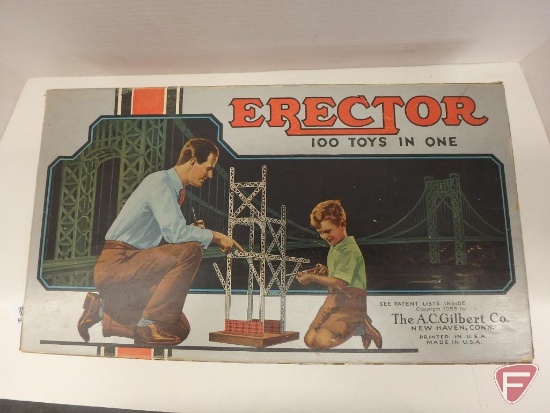 Gilbert Erector Set: No 6 1/2 - The Electric Engine Set; 1955