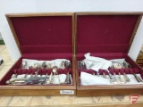Silverware and chests: Sheffield Balta in both chests