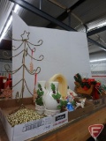 Christmas/Holiday items and battery-operated candles