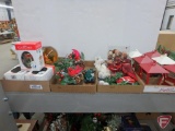 Christmas/Holiday: decorations, string lights, ornaments, battery-operated lights