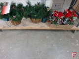 Christmas/Holiday: baskets with Bethlehem lights, hanging decorations