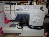 Singer Merritt 4538 sewing machine, material/fabric, ribbon