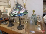 Table top electric lamps