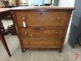 Storage chest, and occasional table, needs repair. Chest 32