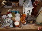 Battery-operated candles, angels, fairies