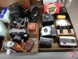 Cameras: Kodak, Yashica, Canon, Sears, Konica, some vintage