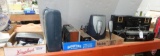 Radios, speakers: Emerson, Sanyo, GE; Brother label maker