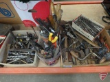 Hand tools: hamers, drill bits, drills