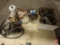 Sewing heads, string, extension cord